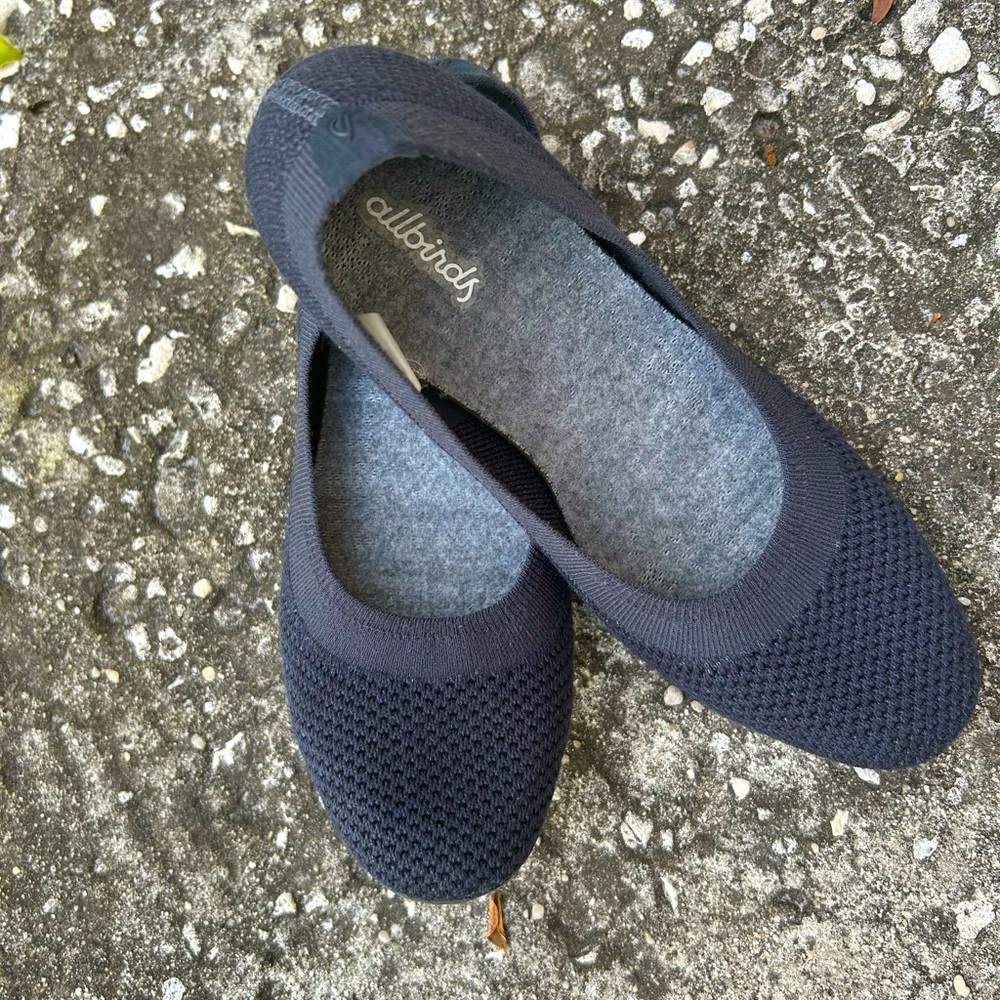 AllBirds Tree Breezer navy night flats